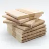 Palitos de Helado Desechables de Madera Palitos para Paletas de Hielo Color Original Palitos de Madera para Sorbetes Materiales Hechos a Mano Palitos de Helado