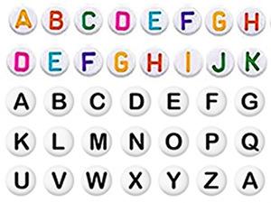 letter beads