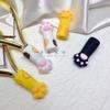 Tijeras para cutícula de manicura Cubierta protectora Pinzas de garra de gato Acero Empujador Molde de silicona anticaídas Herramientas de suministros para salón de uñas profesional