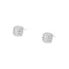 Pendientes de botón de plata pura S999 Azúcar Cubo Lleno de Estrellas para Mujer Pendientes de Textura Tejida Temperamento Red Social Moda de Lujo Ligero Pendientes de Zirconia