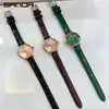 Relógio transfronteiriço Sanda tendência da moda simples pulseira verde pequena à prova d'água quartzo relógio feminino atacado