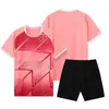 Conjunto de Ropa de Bádminton Personalizado Transferencia Térmica Campo de Entrenamiento Club Empresa Equipo Entrenamiento Secado Rápido Transpirable Ping Pong Ropa de Bádminton