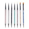 Pincel para Nail Art de Uso Duplo Caneta Broca Fio de Puxar Haste para Strass Pincel para Nail Art Pincel Fio de Puxar Pintura de Flores Caneta para Fototerapia