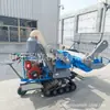 Cosechadora Pequeña Multifuncional, Cosechadora de Trigo para Triturar Paja y Trillar, Modelo 195