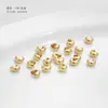 Cierre de Pinza de Posicionamiento Chapado en Oro 14K18K Accesorios de Cierre Final para Collares de Perlas Materiales para Cuentas de Posicionamiento para Pulseras Hechas a Mano DIY