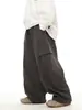 Calça de moletom estilo japonês para meninos, nova coleção outono 2026, calça reta para meninos, calça solta e casual para bebês, moderna