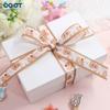 Cinta de Oso Pardo Bienvenida Bebé Par de Cintas Manualidades DIY Lazo Decorativo Cinta para Envoltura de Regalos de Horneado