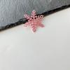 Floco de Neve Cruzado em Forma de Diamante com Pó Dourado Acessórios Decorativos para Joias de Natal Transfronteiriças Acessórios de Cabelo Grampos de Cabelo Sapatos e Meias Estoque Pronto Lote