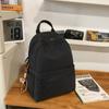 Mochila escolar feminina estilo coreano, simples, de cor sólida, para estudantes, 2025, nova, casual, para viagem, para estudantes do ensino médio, combinando