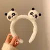 Faixa de orelhas de coelho nova pelúcia rosto fofo lavagem de cabelo faixa para cabelo feminina Coreia do Sul Celebridade da Internet desenho animado grampo de cabelo faixa de cabeça adorno de cabeça atacado