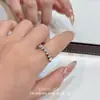 Anillo de Diamantes Brillantes Estilo Transfronterizo, Lujo Ligero, Sensación de Alta Gama, Diseño Versátil, Exquisito Diseño de Flor y Corazón, Apilable, Anillo Personalizado para Mujer