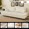 Nuevo modelo de sofá de tela de dos plazas para apartamentos pequeños, sofá pequeño estilo vela minimalista moderno 2024, diseño de línea recta de lujo ligero
