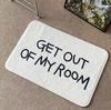 Alfombrilla de Entrada de Estilo Coreano Fresca de Cachemir a Cuadros Alfombrilla de Piso Absorbente para Baño Alfombrilla de Entrada para Puerta de Inodoro