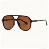 Gafas de Sol Retro Sapo Espejo Doble Rayo 2025 Nuevas Gafas de Sol Europeas y Americanas Gafas de Sol de Alta Gama Tendencia de Pasarela Fotografía Callejera