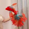 2026 Novo Modelo Peixe Koi Vermelho Enfeites Pendentes para Ano Novo, Festival da Primavera, Celebrações de Casamento, Decorações de Vitrine, Adereços de Exibição de Arte Floral Artificial