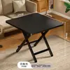 Mesa de Comedor Plegable para Uso Doméstico, Mesa Pequeña para Apartamento, Mesa Plegable Sencilla para Casa de Alquiler, Mesa Pequeña Portátil para Exteriores, Mesa Cuadrada de Comedor
