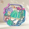 Ímãs de Geladeira de Madeira de Lushan, Jiangxi, Ímãs de Janela, Souvenirs e Presentes Culturais e Criativos de Turismo da Tendência Nacional da Cachoeira de Lushan