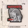 Patch de Tecido Bordado para Computador Duo Cool Patch de Emblema Patch de Letra Patch de Caveira Acessórios para Roupa Patch Bordado