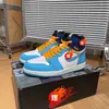 Air Aj1 Jordan 1 Modelo de Colaboración Unisex de Caña Alta Cómodas y Duraderas Retro Zapatillas de Baloncesto