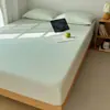 Protetor de colchão A-level Sam mesmo estilo seda gelada sensação natural de frescor peça única verão Jinan pequena pele fresca conjunto de capa de cama conjunto de três peças 3
