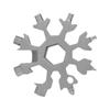 Llave Multifuncional Copo de Nieve para Ciclismo Acero para Herramientas Octágono Hexágono Portátil 18 en uno Mini Llave Universal