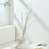 Ramas de flores pequeñas colgantes de ganchillo versátiles hechas a mano, decoración de muebles de plantas en maceta de color sólido, decoración fresca y elegante, flores artificiales de alta calidad