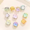 Nuevo Colgante de Satélite de Cuatro Garras con Strass y Agujero Cosido a Mano Strass de Garra Única Strass de Vidrio Joyería DIY Accesorios para Ropa Materiales Auxiliares