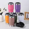Copo Térmico de Aço Inoxidável 14oz Recipiente para Conservação Fria Portátil para Exterior Copo de Carro com Abridor de Garrafa Copo de Cerveja a Vácuo de Camada Dupla