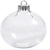 Bola de Vidro de Natal Pintada Pendente para Árvore de Natal Bola Pendente Bola Plana de Vidro de Natal Pingente para Árvore de Natal Bola Pendente Venda por Atacado