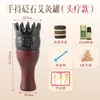 Frasco de Moxibustión Portátil Frasco de Moxibustión Casero Frasco de Moxibustión de Piedra Taza Multifuncional para Raspado Facial Taza de Terapia para la Cabeza de Mano Dispositivo de Moxibustión Tibio de Masaje