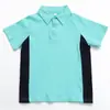 Conjunto de uniforme escolar primario, uniforme de clase de manga corta para verano, uniforme de jardín de infantes, conjunto de dos piezas de ropa infantil personalizado, playera promocional