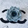 Flores Artificiales, Cabezas de Rosa Hechas a Mano, Rosas Impresas en Seda, Ramilletes de Boda, Flores para Muñeca, Coronas de Flores, Flores Falsas al por Mayor, Flores Artificiales