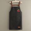 Nuevo delantal cocina hogar impermeable a prueba de aceite overol directo de fábrica cintura catering overol logo estampado