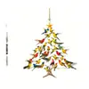Pendente criativo de árvore de Natal para carro de produto novo transfronteiriço Decoração acrílica de Natal decoração de casa para feriado