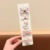 Pinzas para el pelo de niños para bebés y lactantes, pinzas para el pelo totalmente cubiertas de tela, lindas pinzas BB que no dañan el pelo, adecuadas para niñas con pelo fino y pelo de bebé