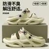 Sandalias para Hombre, Ropa de Verano para Exteriores, Conducir, Exteriores, Estilo Nuevo, Playa, Suela Gruesa, Deportivas, que Aumentan la Altura, Doble Propósito, Sandalias y Pantuflas para Hombre