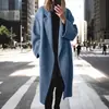 Invierno 2026 sitio independiente europeo y americano de Amazon TEMU abrigo largo de lana multicolor multitanlla para mujer