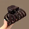 Pinzas grandes para el pelo coreanas para mujer, pinzas para el pelo de alta gama para la parte trasera de la cabeza, pinzas de tiburón al por mayor para cabello grueso, accesorios para el pelo