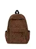 Mochila de Pana Estilo Japonés para Estudiantes Mujeres, Estampado de Dibujos Animados Lindo, Gran Capacidad, Ligera, Resistente al Desgaste, Bolsa Escolar Casual