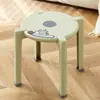 Banqueta Plástica Infantil Cartoon Espessa, Banqueta Baixa Doméstica para Bebê, Banqueta para Sentar de Jardim de Infância, Banqueta Antiderrapante para Banheiro, Bonita e Divertida