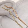 Nicho de moda de Corea del Sur estilo ins amor habitación pulsera de diamantes moda femenina personalidad simple acero de titanio joyería de mano de alta gama