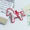 Decoración de Colgante Bordado de Pony Personalizable Huayang para Bolsas, Nuevo Modelo para el Año del Caballo, Accesorio Exclusivo para el Año del Zodiaco