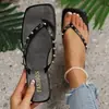 Chanclas de mujer talla grande 2026 verano moda exterior de moda zapatillas perezosas versátiles ligeras cómodas zapatos de playa