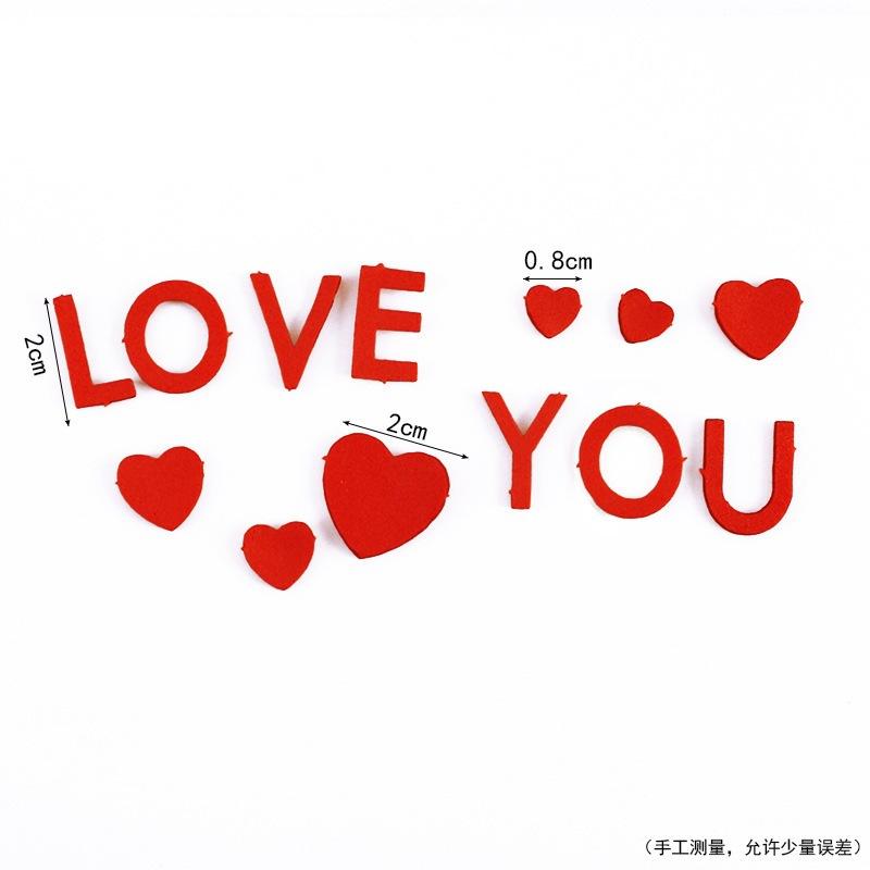 SKU-13-EVA爱心love插牌 (1)