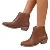Envío Gratis 2026 Nueva Primavera Botines Vaqueros Cortos para Mujer Transpirables Resistentes al Desgaste Botas Frescas Tacón Medio Grueso Botas Vaqueras Huecas