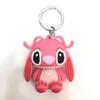Llavero 3D de Stitch Stitch Lindo Pareja Creativo Llavero para Coche Bolsa para Hombre y Mujer Colgante Pequeño