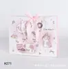 H3# versión horizontal mediano Nueva Serie bolsa de papel bolsa de regalo bolsa tote para ropa cosméticos bolsa de cuerda bolsa de compras navideña