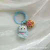 Chaveiro de Gato de Desenho Animado Mochila Escolar de Estudante Acessórios Fofos Joias de Resina Melhor Amiga Pequeno Presente Pingente para Bolsa de Menina
