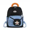 Mochila Infantil Menina Capivara Versátil Herói Desenho Animado Leve Proteção da Coluna Duas Alças Jardim de Infância Bolsa Escolar