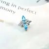 Pendientes Colección Grande Aleación de Titanio F136 Azul Océano Pendientes Labret de Titanio G23 con Rosca Interna Joyería para Piercing Adorno para la Cabeza